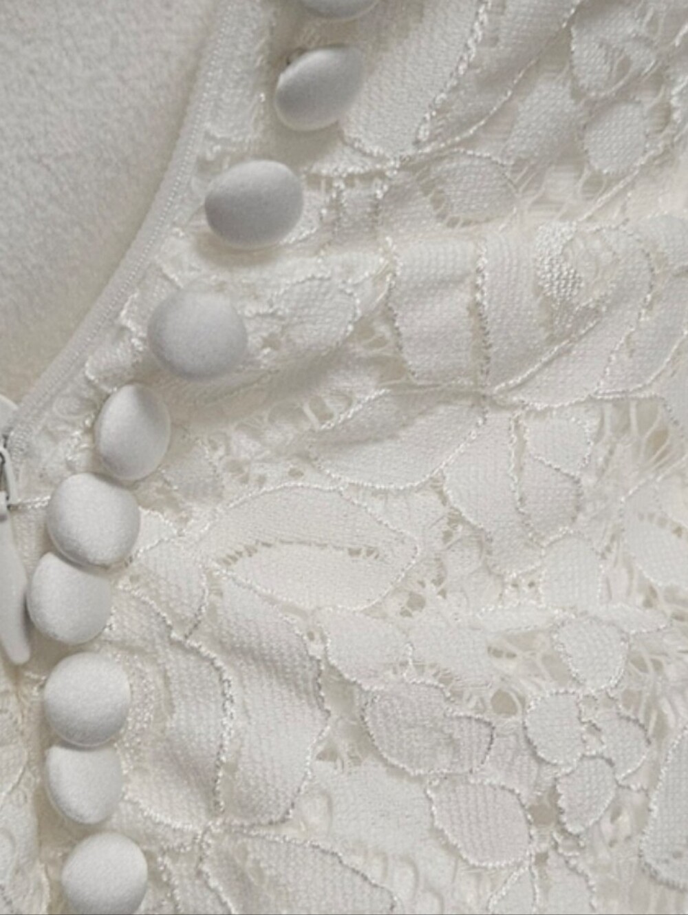 For Love & Lemons Cream Delicate Fabric Top - Picture 4 of 6